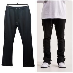 Waimea Black Pocket Stacked Sweatpants XL Streetwear Please See Measurements